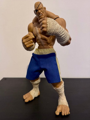 Φιγούρα Sagat Street Fighter μεταχειρισμένη, συλλεκτική Limited Edition