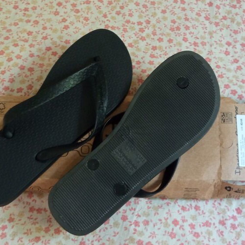 Ipanema flip flops new, size 43-44, black