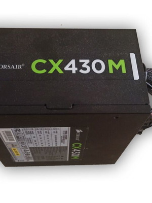 Corsair CX430M Modular Power Supply 430 Watts 80 Plus like new