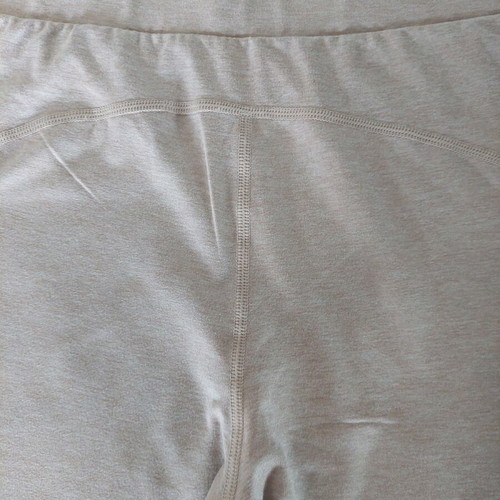 DKNY sports capri leggings medium beige and white like new