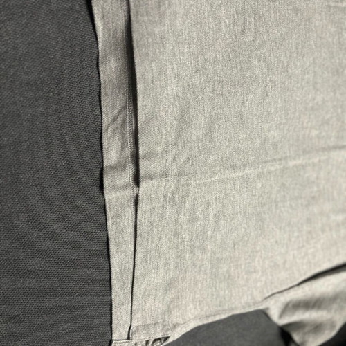 Abercrombie & Fitch men's polo shirt light gray short sleeve like new