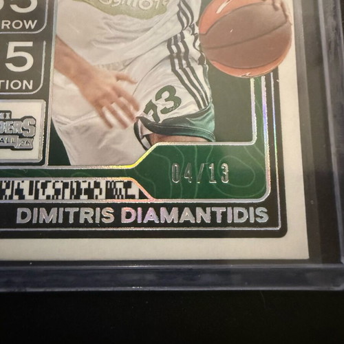 2025-26 Panini Contenders Euroleague Dimitris Diamantidis Ticket Stub like new