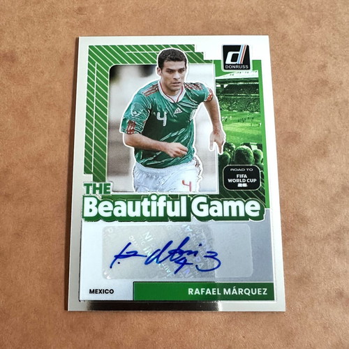 Rafael Marquez 2025-26 Panini Donruss Road to FIFA World Cup The Beautiful Game Autograph