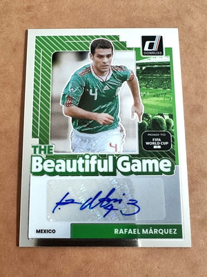 Rafael Marquez 2025-26 Panini Donruss Road to FIFA World Cup The Beautiful Game Autograph