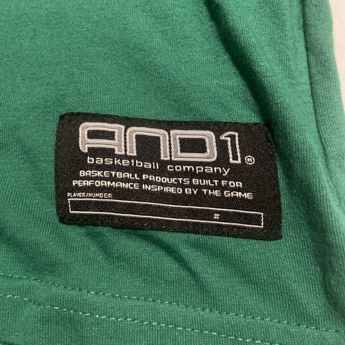 AND1 T-shirt pack, 2 pieces, small and XL, grey and green