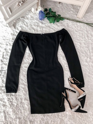 Black off-shoulder dress new