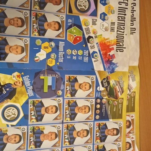 Panini Fifa 365 2018 football album used, complete