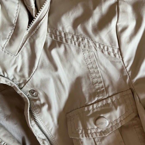 Esprit trench coat used, beige, size S with belt and hood