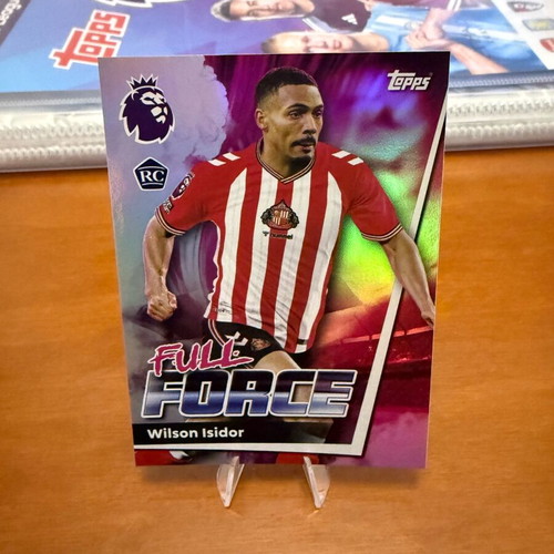 Topps Premier League 2026 Full Force cards, lot of 6, new