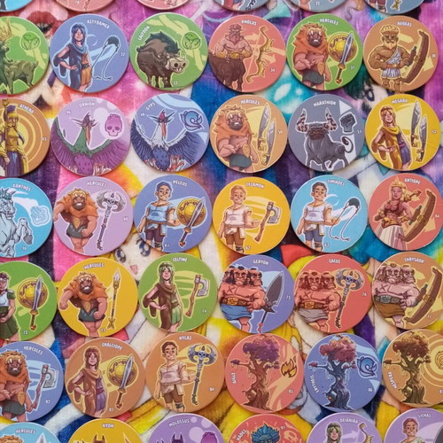 Chipicao Heracles caps used, pack of 72 pieces