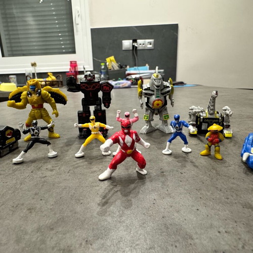 Micromachines Power Ranger Mega Battle Collector Set used
