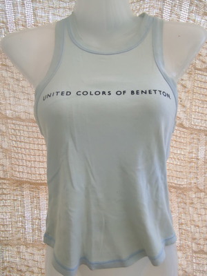 Benetton τιραντάκι μεταχειρισμένο, ελαφρύς αποχρωματισμός, μέγεθος M