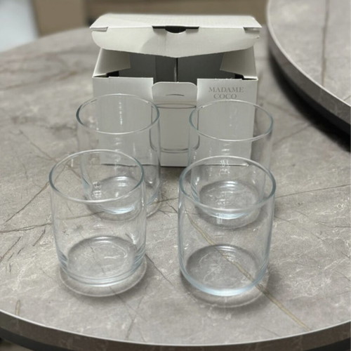 Madame Coco glass set 4 pieces 270 ml new
