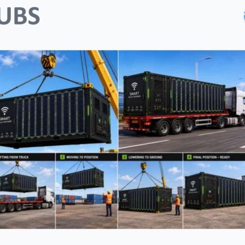 Smarton Solar Containers i boxes autonomous solar container model DVFA 5 20 ft
