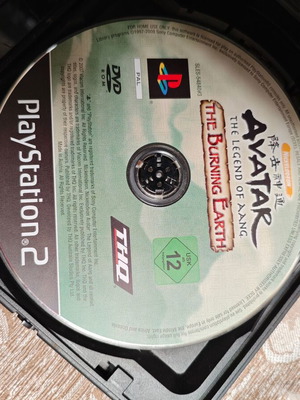 Avatar Burning Earth PS2 disc used
