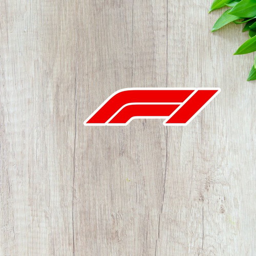 Formula 1 Logo Sticker new, glossy paper