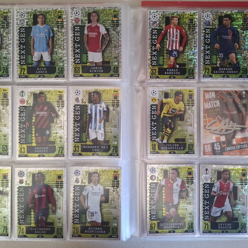 Topps Match Attax Champions League 2023-24 Album like new with extra cards