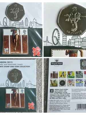 Collectible stamp and coin set Olympic Games London 2012 new
