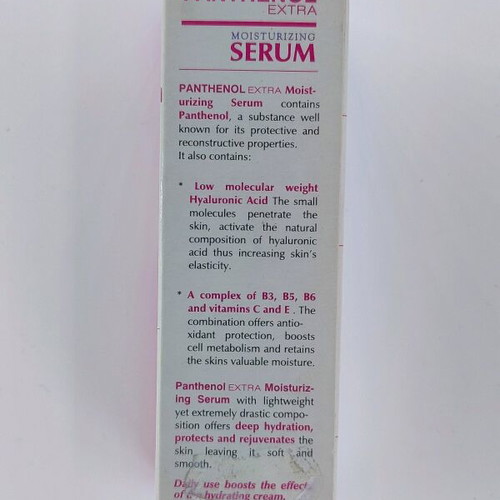 Panthenol moisturizing serum unused