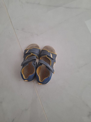 Biomecanics children's sandals size 24 used, blue and yellow