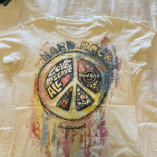 Hard Rock Budapest small collectible T-shirt