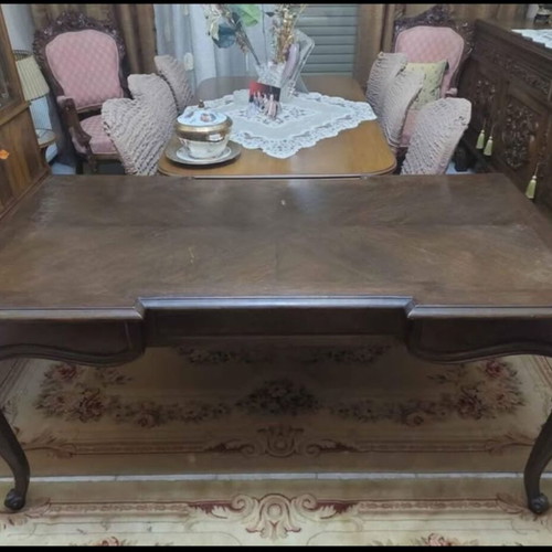 Solid Walnut Desk with Chair