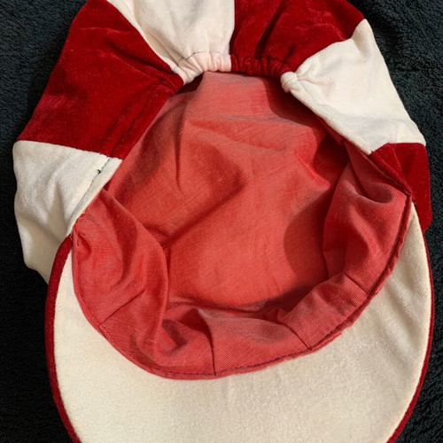 Olympiakos vintage 80s cap used, velvet material