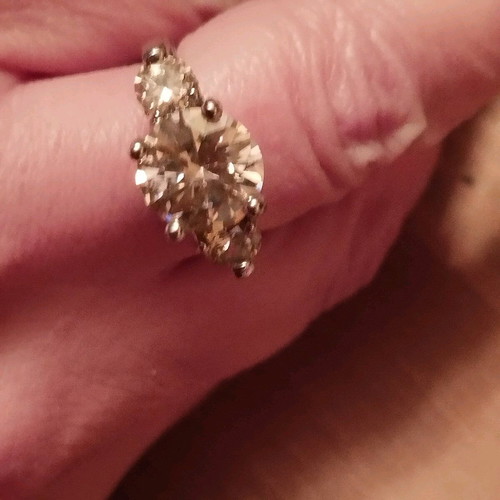 Retro pink ring size 17.7 like new