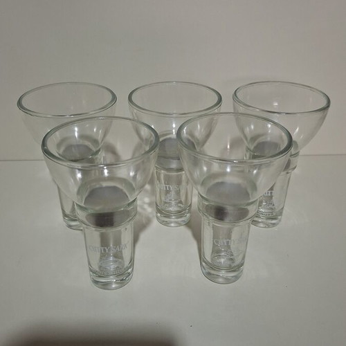 Set of 5 Cutty Sark Collectible Candle Holders with Tealights like new