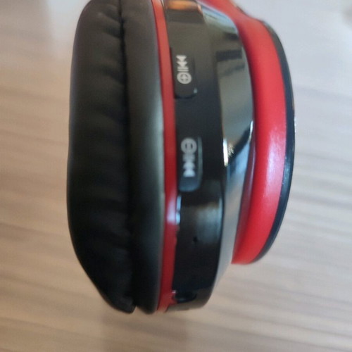 Headset wireless and wired headphones red, new