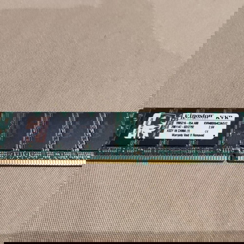 Μνήμη RAM kingston kvr400x64c3a/512  DDR 512MB