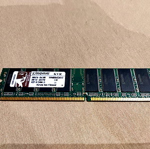 Μνήμη RAM kingston kvr400x64c3a/512  DDR 512MB