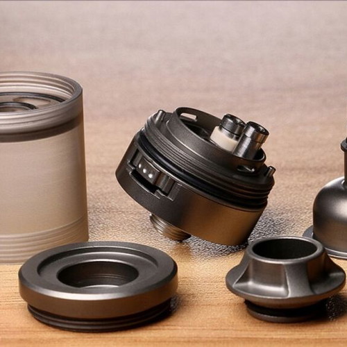 Roulette RTA 22mm By Across Vape like new, Gun Metal
