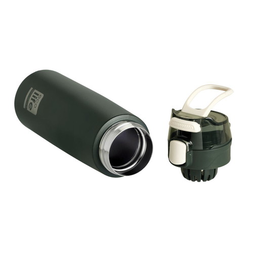 Ecolife Stainless Steel Thermos Bottle with Infuser 550ml, new, Dark Green