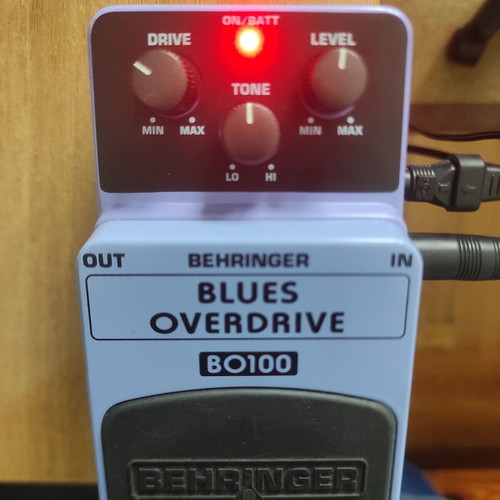 Behringer Blues Overdrive BO100 pedal like new vintage 2008