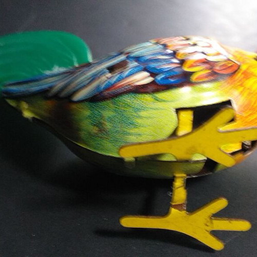 Wind-up Rooster Köhler Germany 1950 like new