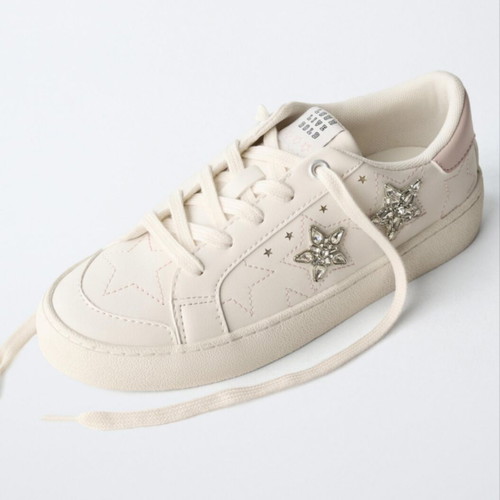 Zara sneakers size 33 new white