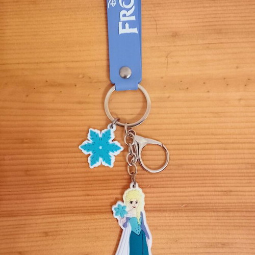 Disney Frozen keychain with Elsa figure like new