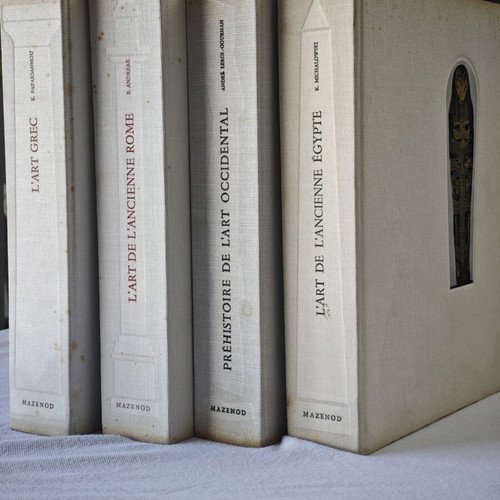 French art books by Mazenod used, prehistoric to ancient Egypt and Rome