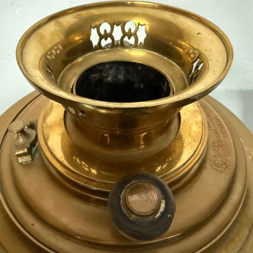 Antique Russian brass samovar 1870 used