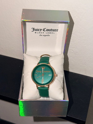 Juicy Couture green watch like new with gold details