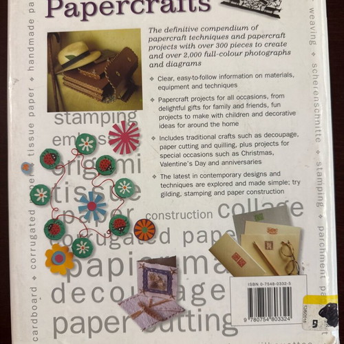 The Complete Book of Papercrafts used, 512 pages