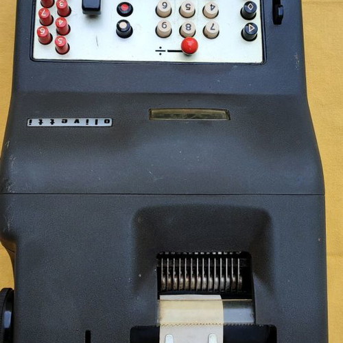 Olivetti MC 14 used electric printing calculator 1948