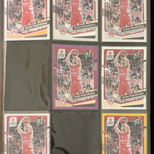 2023-24 Panini Donruss Euroleague Team Rainbow 134 Cards like new
