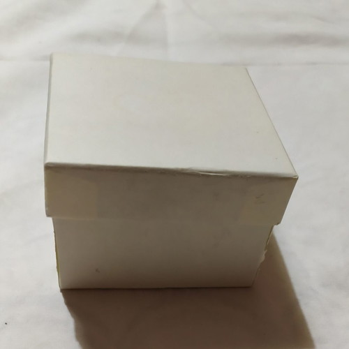Paper box used, 7x7 cm