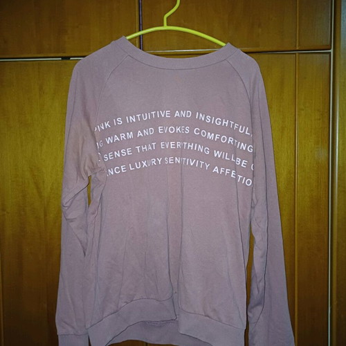 Women's sweatshirt used, pink, size Medium by Tally Weijl