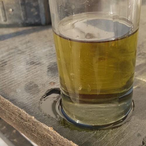 Olive oil no longer suitable for consumption, 26 kg container