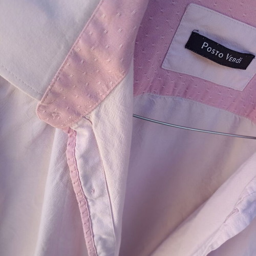 Posto Verdi men's shirt pink size L like new