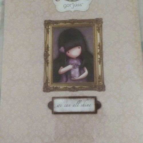 Gorjuss Santoro notebook like new with transparent jacket