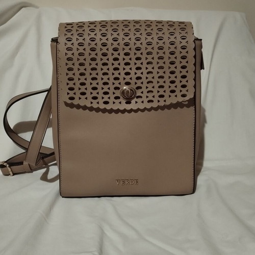 Verde backpack bag like new, beige